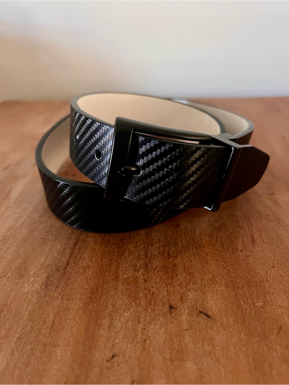 Nike Men’s Genuine Leather Belt Black Size 32